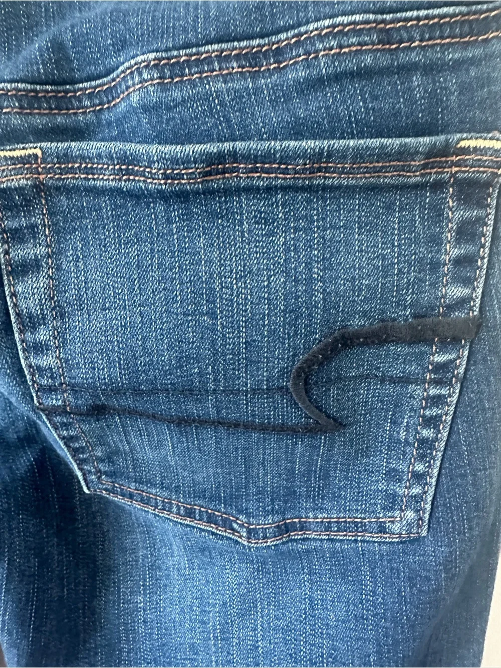 American Eagle Kick Boot Super Stretch Jeans Medium Wash Blue Bootcut 6R